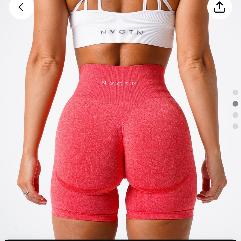 NVGTN Candy Apple Contour Seamless Shorts